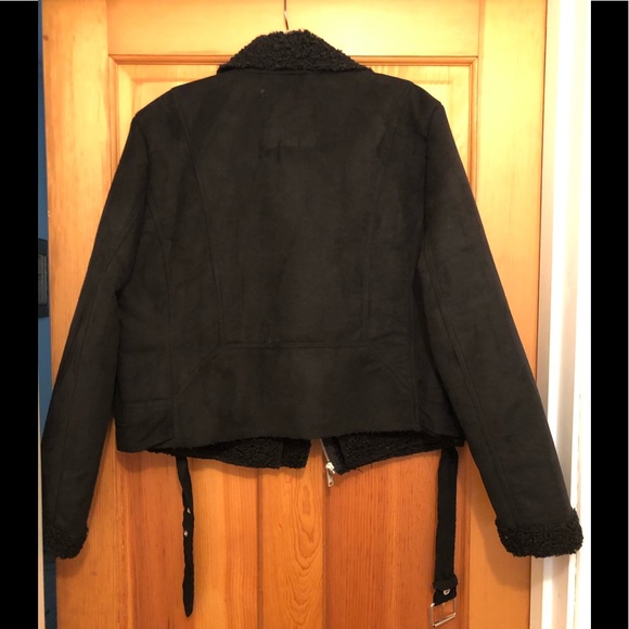 NWT Maralyn & Me Black Moto Jacket - Picture 3 of 9